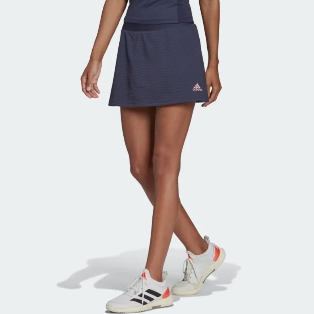 Adidas HE2975 Club Tennis Skort Skirt Shadow Navy / Wonder Mauve